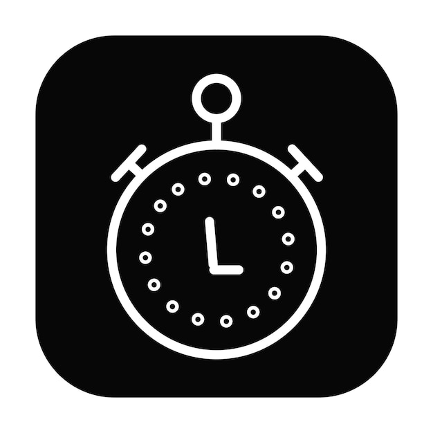 Ilustración vectorial del cronómetro