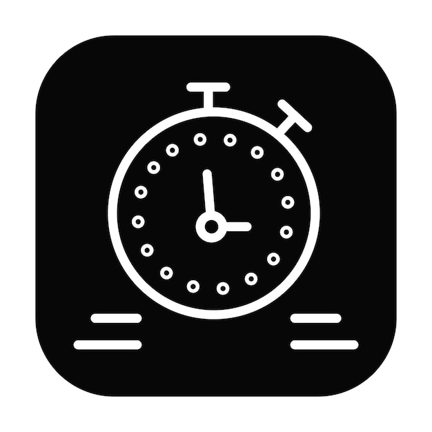 Ilustración vectorial del cronómetro