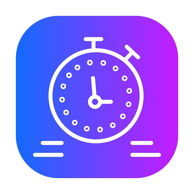 Ilustración vectorial del cronómetro