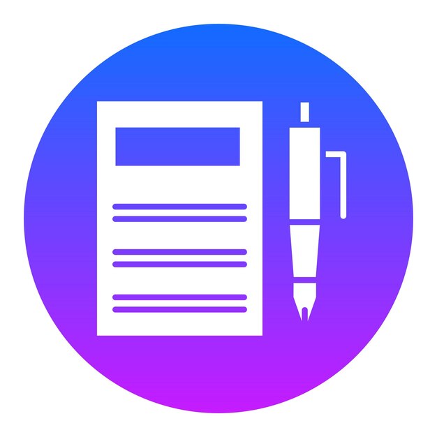 Ilustración vectorial del cuaderno