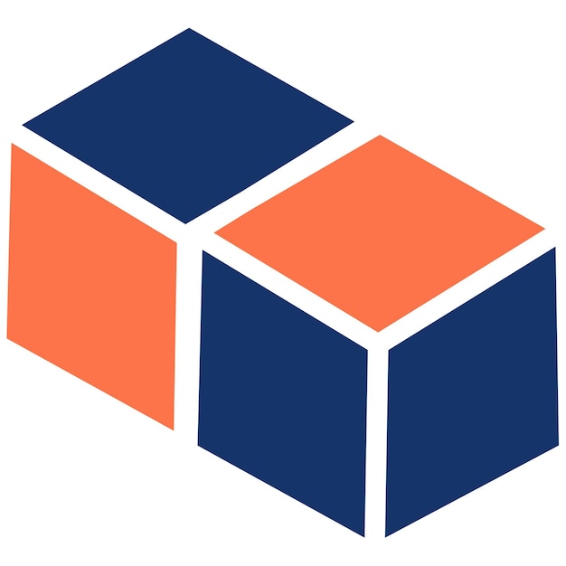 Ilustración vectorial del cubo