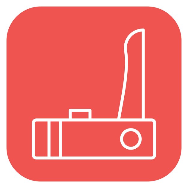Ilustración vectorial del cuchillo de bolsillo
