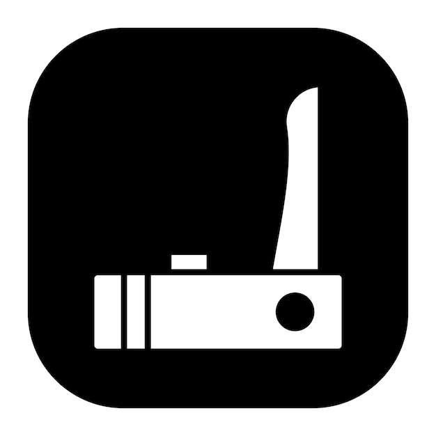Ilustración vectorial del cuchillo de bolsillo