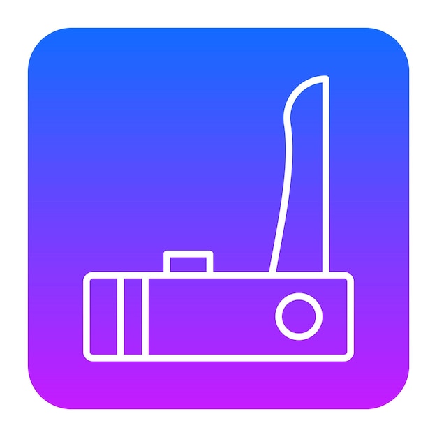 Ilustración vectorial del cuchillo de bolsillo