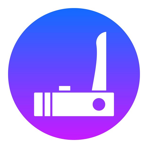Ilustración vectorial del cuchillo de bolsillo