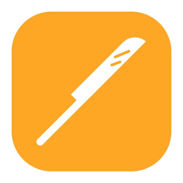 Ilustración vectorial del cuchillo