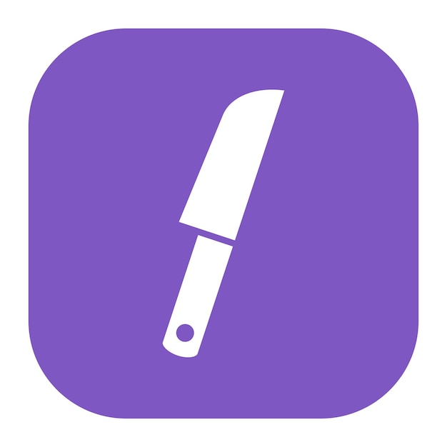 Ilustración vectorial del cuchillo