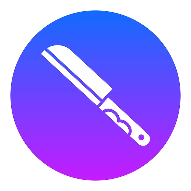 Ilustración vectorial del cuchillo