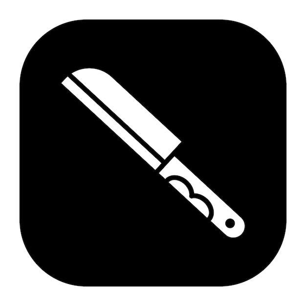 Ilustración vectorial del cuchillo