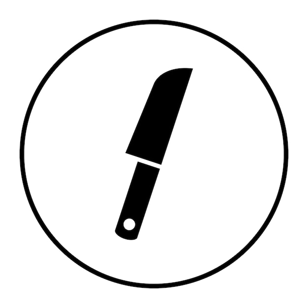 Ilustración vectorial del cuchillo