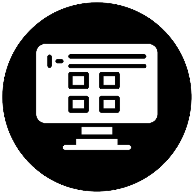 Ilustración vectorial de cuestionarios en línea