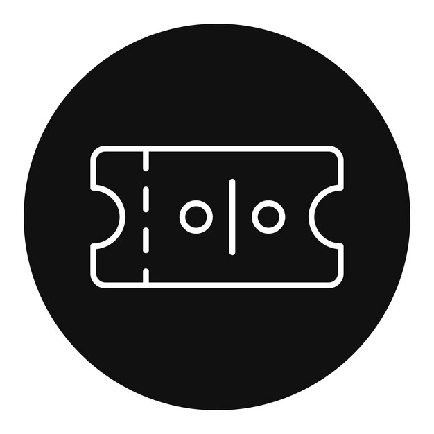 Ilustración vectorial del cupón de descuento