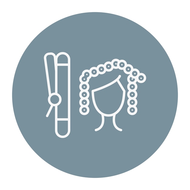 Ilustración vectorial de curling