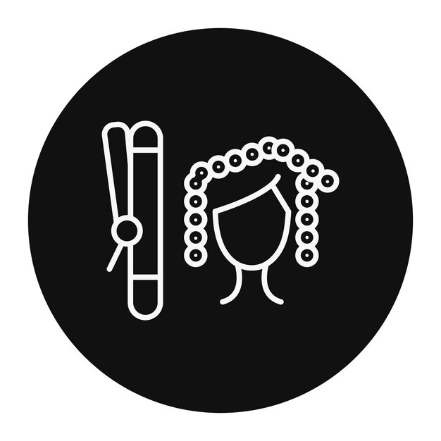 Ilustración vectorial de curling