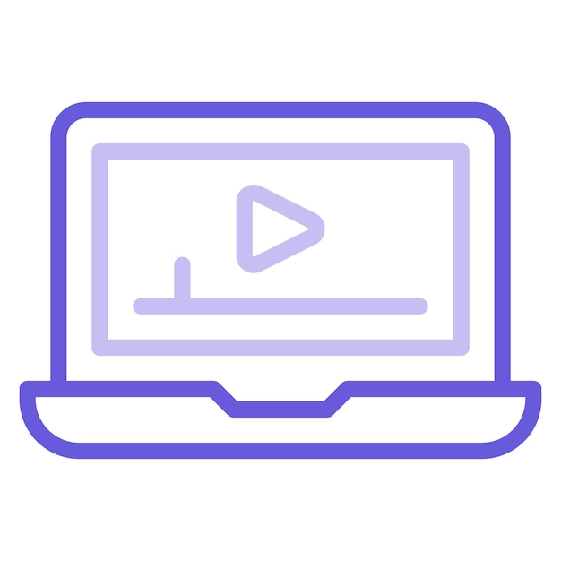 Ilustración vectorial de cursos en línea