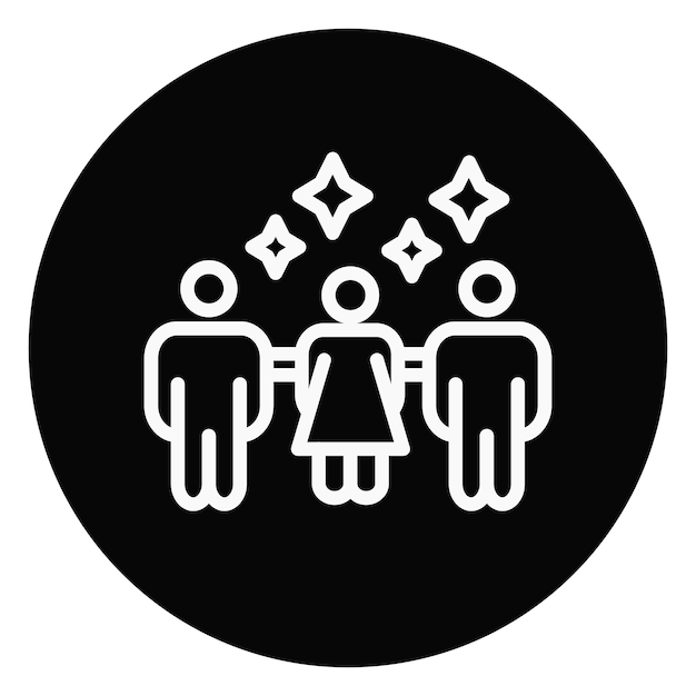 Ilustración vectorial de la danza Quadrilha