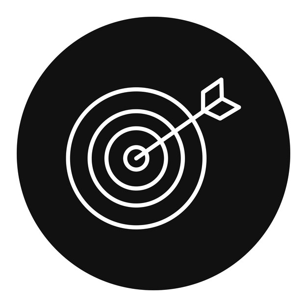 Ilustración vectorial del dardo