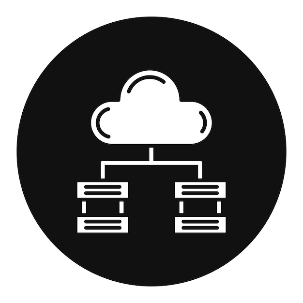 Ilustración vectorial de datos grandes