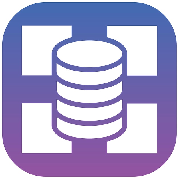 Ilustración vectorial de datos no estructurados
