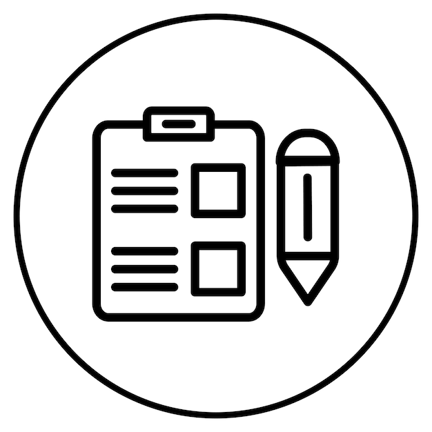 Ilustración vectorial de datos de prueba