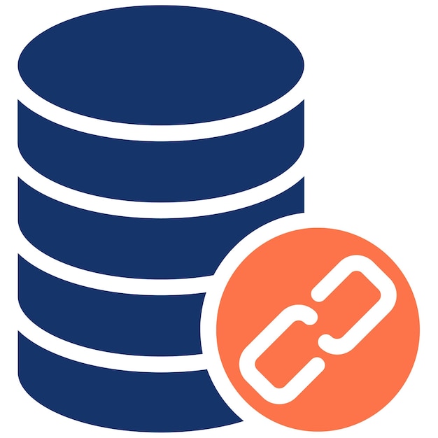 Ilustración vectorial de datos vinculados