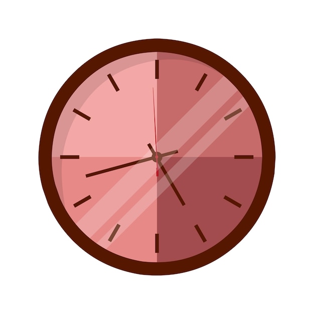 Ilustración vectorial decorativa de varios relojes