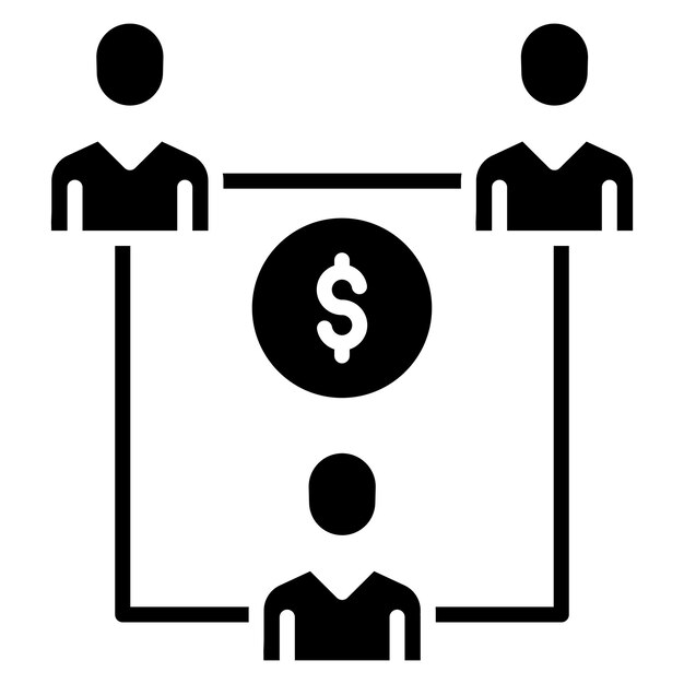 Ilustración vectorial de delegación de tareas