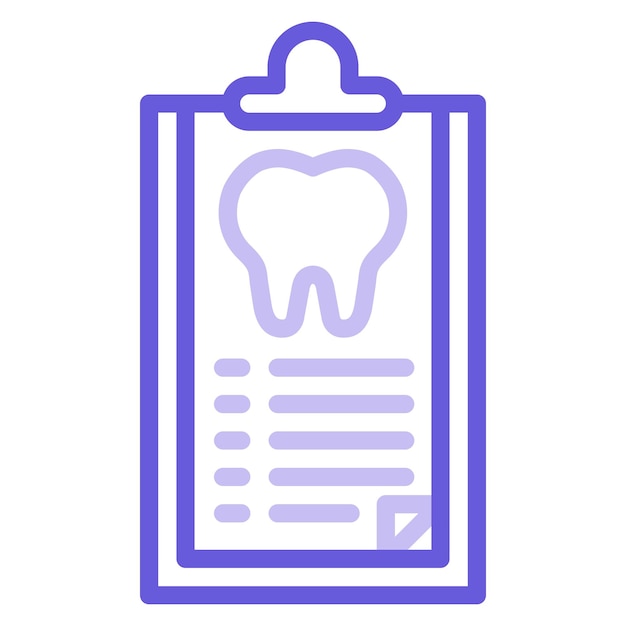 Ilustración vectorial dental de registro