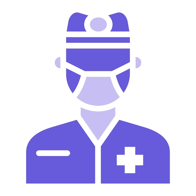 Ilustración vectorial del dentista masculino
