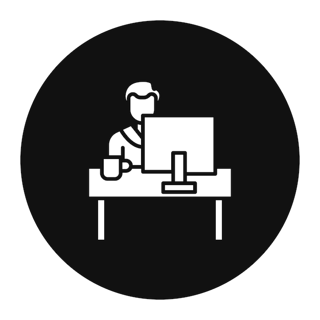 Ilustración vectorial del desarrollador senior