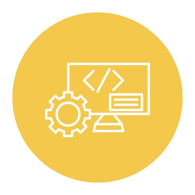 Ilustración vectorial de desarrollo de aplicaciones