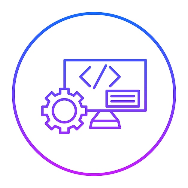 Ilustración vectorial de desarrollo de aplicaciones