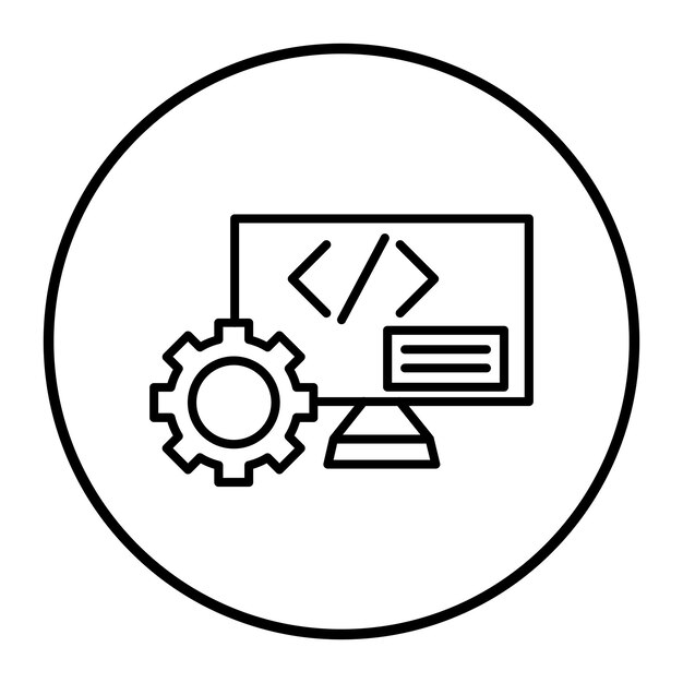 Ilustración vectorial de desarrollo de aplicaciones