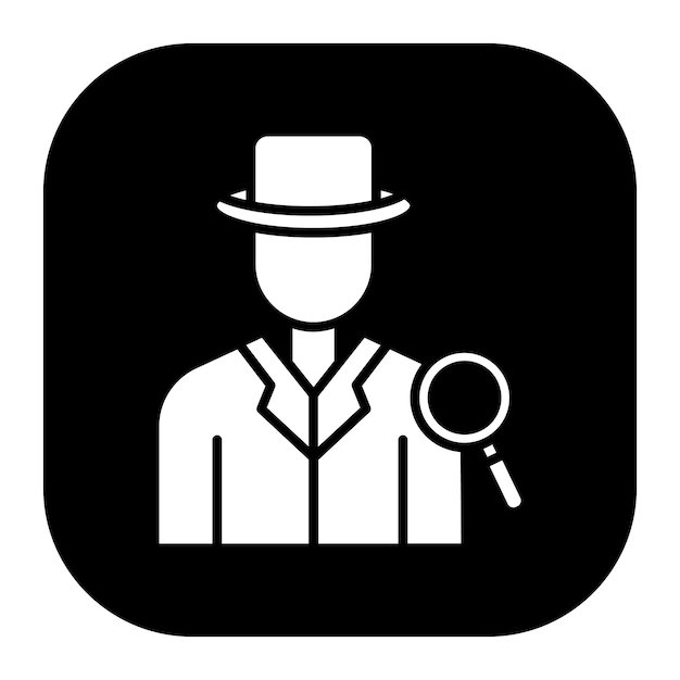 Ilustración vectorial de detectives
