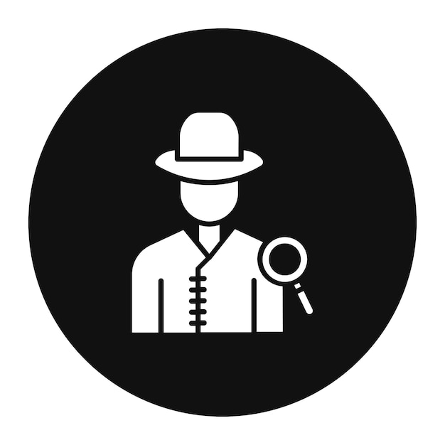 Ilustración vectorial de detectives