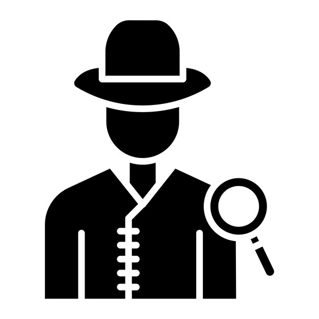 Ilustración vectorial de detectives