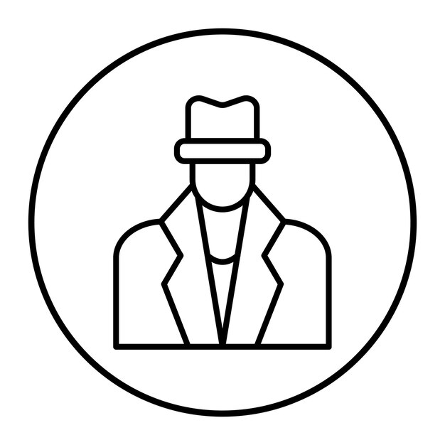 Ilustración vectorial de detectives