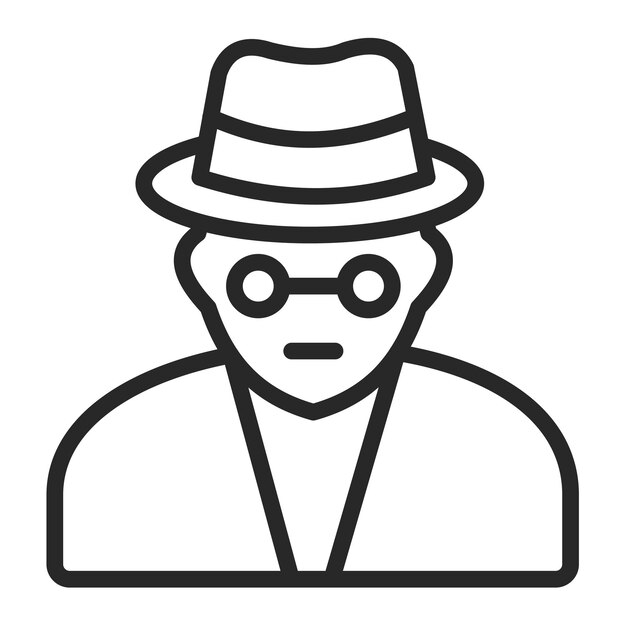 Ilustración vectorial de detectives