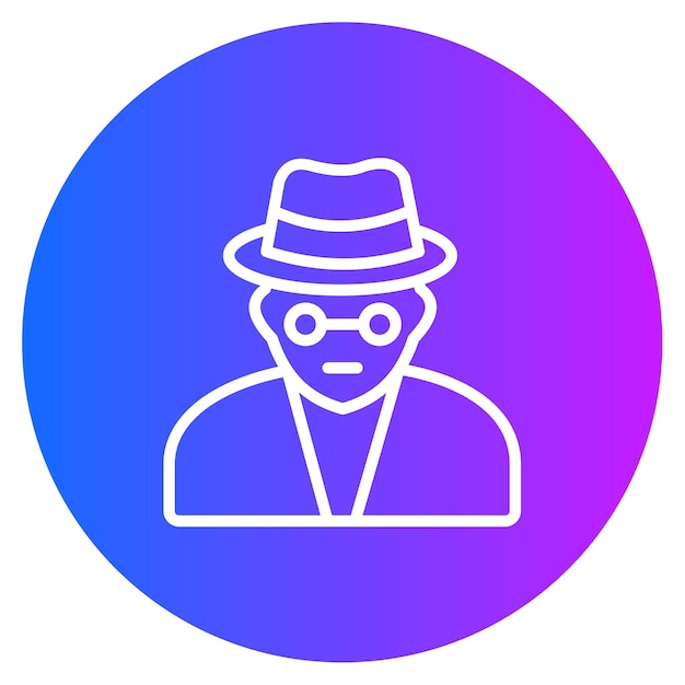 Ilustración vectorial de detectives