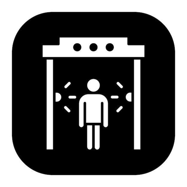 Ilustración vectorial del detector de metales