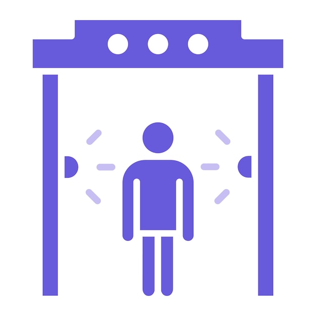 Ilustración vectorial del detector de metales