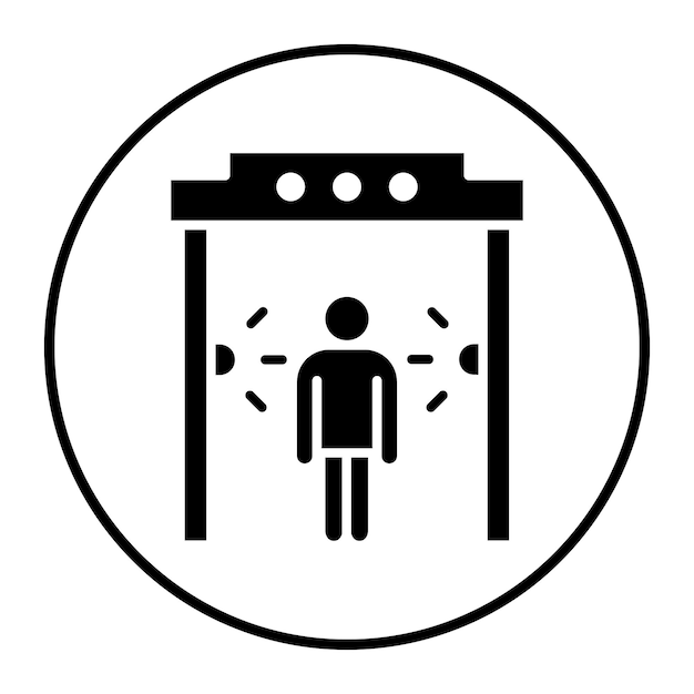 Ilustración vectorial del detector de metales