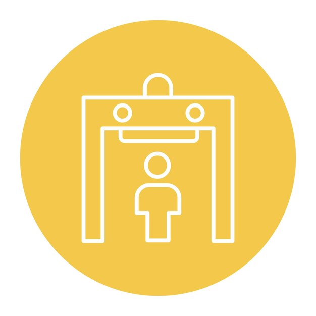Ilustración vectorial del detector