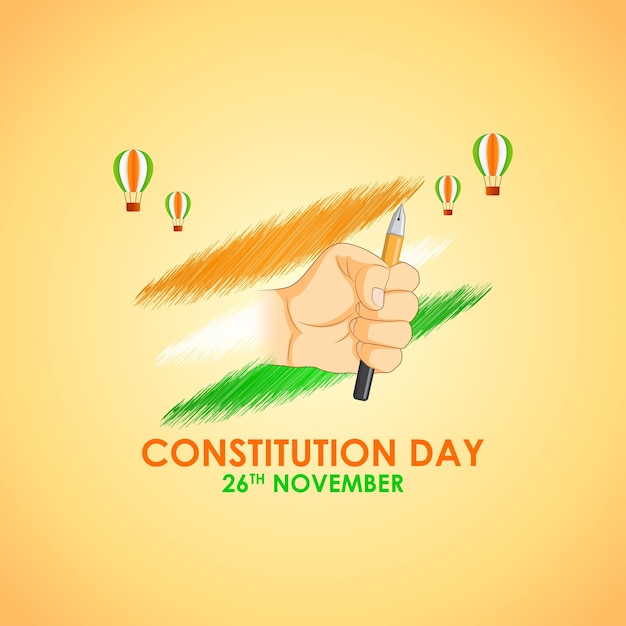 Ilustración vectorial para el día de la constitución india