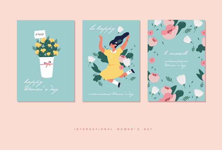 Ilustración vectorial para el día internacional de la mujer. Hermoso ramo de flores. Plantilla para tarjeta, afiche, volante y otros usuarios,