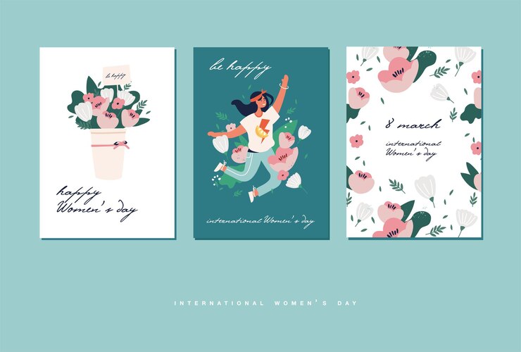 Ilustración vectorial para el día internacional de la mujer. Hermoso ramo de flores. Plantilla para tarjeta, afiche, volante y otros usuarios,