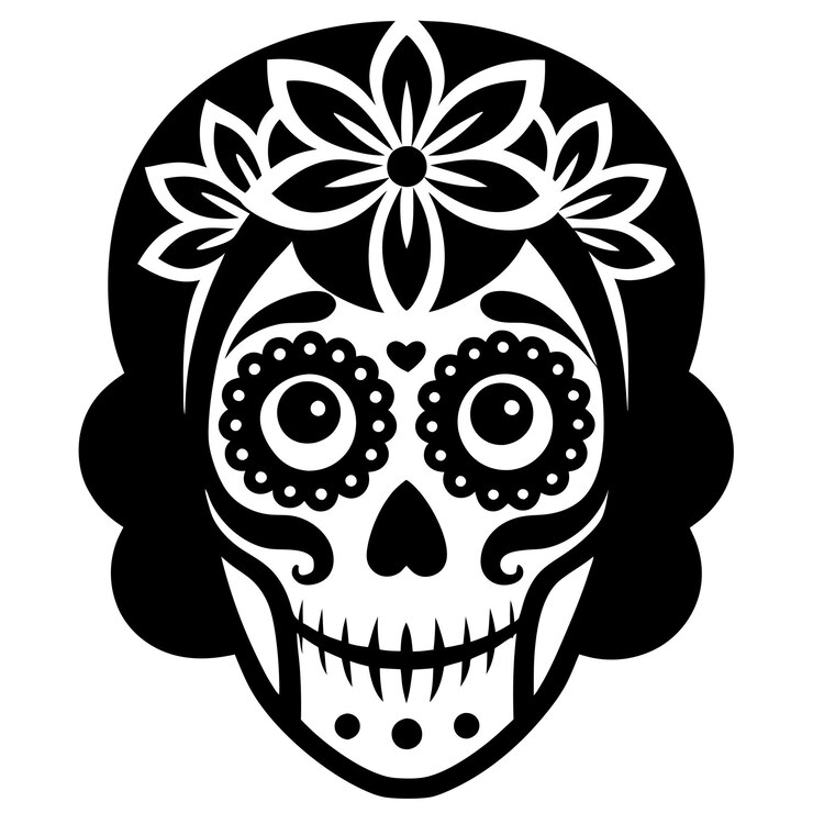 Vector ilustración vectorial del día de los muertos