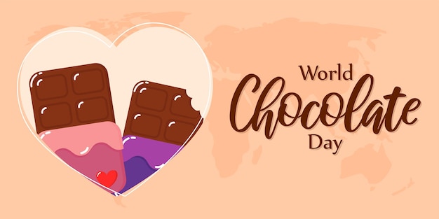 Ilustración vectorial para el Día Mundial del Chocolate