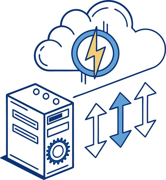 Ilustración vectorial del día mundial de la copia de seguridad: copia de seguridad de datos, almacenamiento en la nube