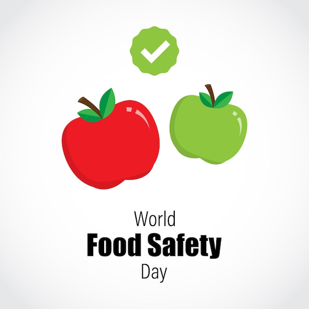 Ilustración vectorial para el día mundial de la seguridad alimentaria